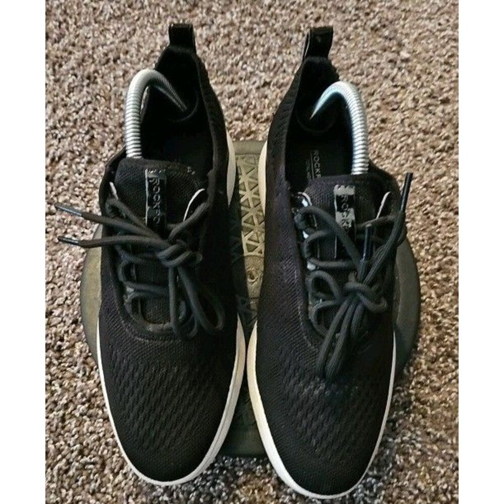 Rockport  Total Motion Trail Sport Lace Sneakers Shoes Black Women's 9